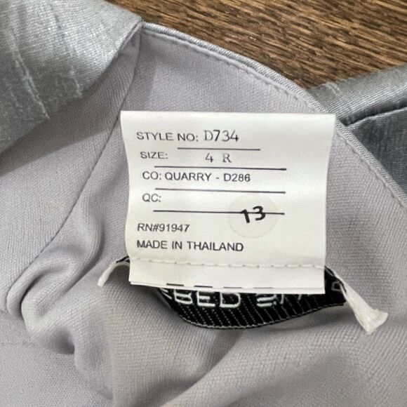 ALFRED SUNG Dupioni Trumpet Gown - Picture 6 of 13